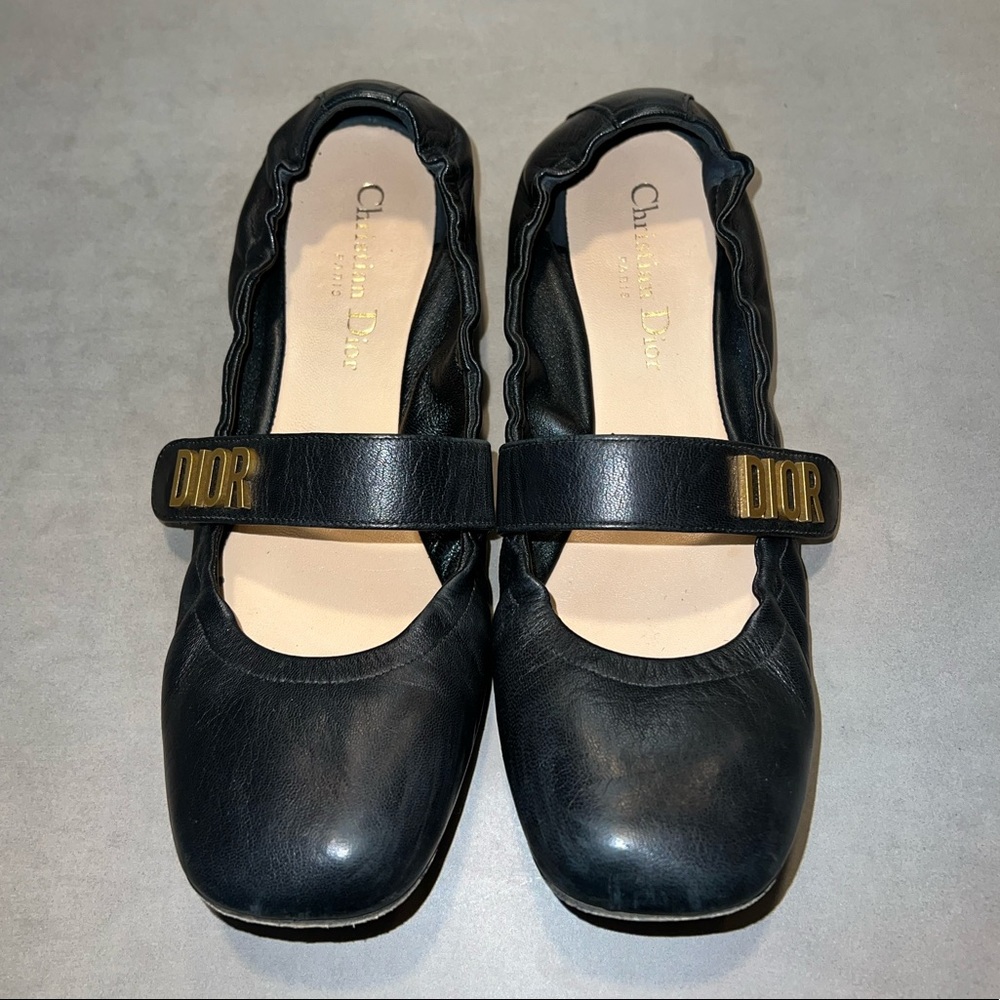 Christian Dior Mary Jane flats